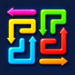 أيقونة Neon Arrows: Logic Puzzle